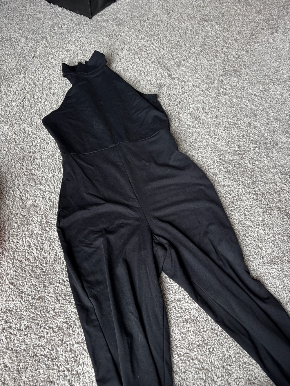 Susana Monaco Black Sleeveless High-Neck Jumpsuit